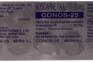 Conos 25mg Tablet (Noscapine 25mg)